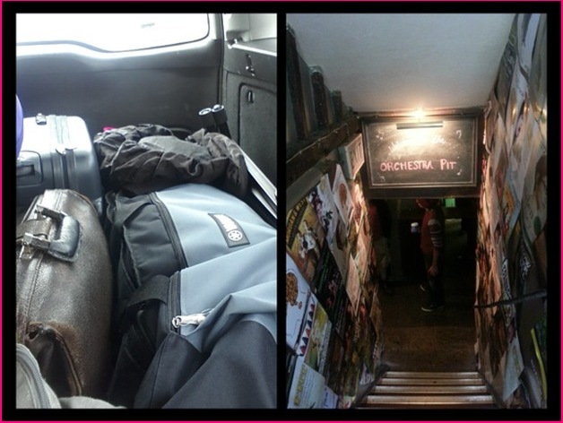 The van is packed, and ready to unload into the venue!